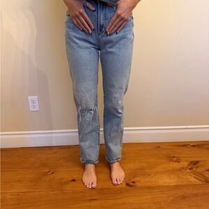 Silver Jeans Light Blue Straight Leg Women's Jeans